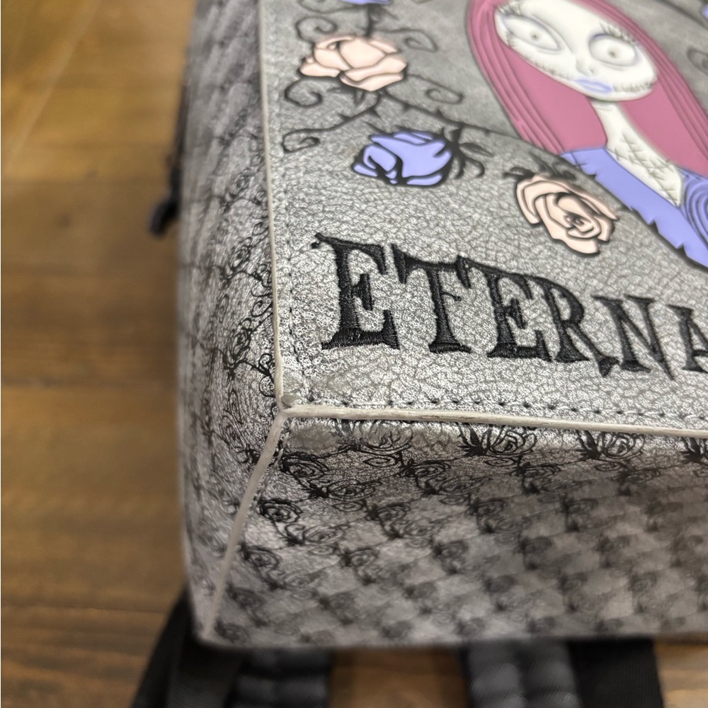 Loungefly Disney Nightmare Before Christmas Eternally Yours Tombstone Backpack - Picture 10 of 11